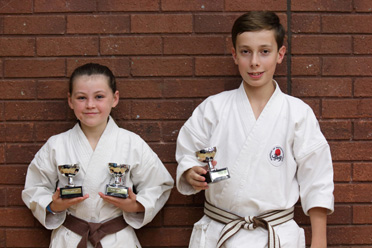 Faye Manning & Ethan Cutts - 43rd Portsmouth Open Karate Tournament